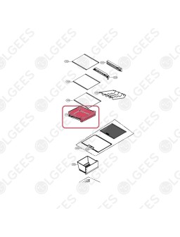 Cajón AJP74896401 I Frigoríficos I Accesorios LG