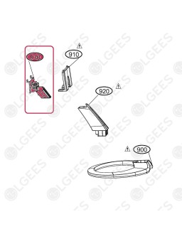 Anclaje de peana AAN74290701