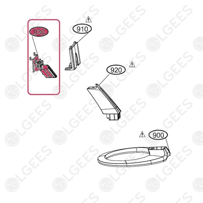 Anclaje de peana AAN74290701