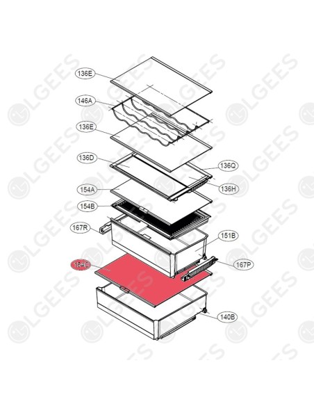 Aro Interior Cuba 4861EN3002A I Lavadoras y Secadoras I Accesorios LG