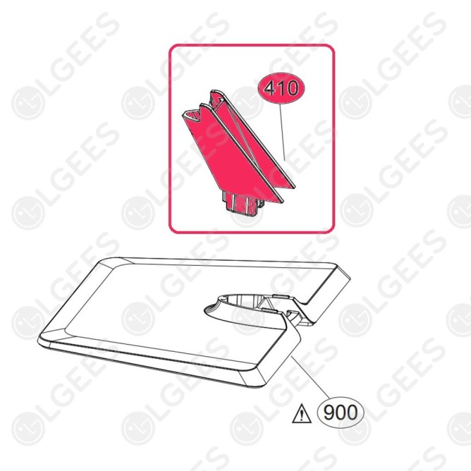 Cuello de Peana AAN74131901 I Televisores I Accesorios LG