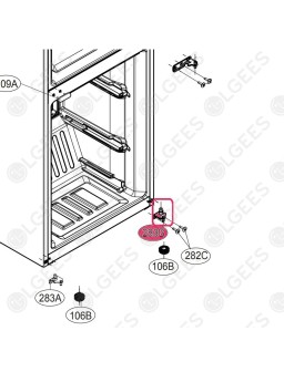 Bisagra inferior derecha AEH75596703