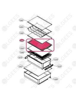 Bandeja Partida AHT74914101 I Frigoríficos | Accesorios LG 2