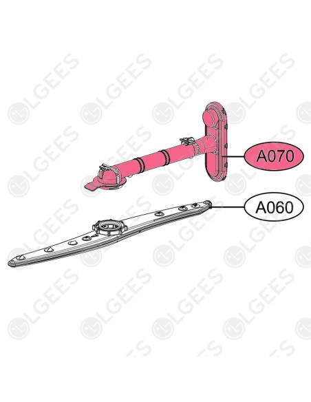 Brazo extensor aspa dispersor AEC73278001