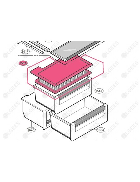 Pata Derecha AAN76548832 I Televisores I Accesorios LG