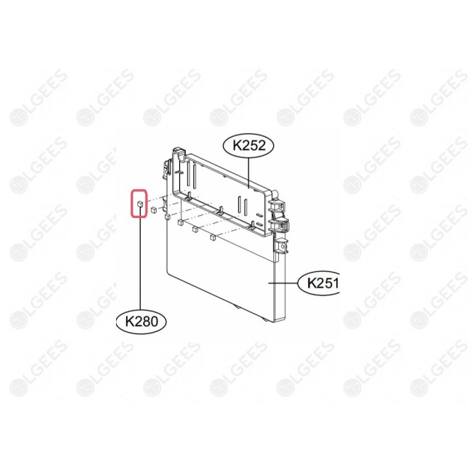Almohadilla pulsadores ADX73770604
