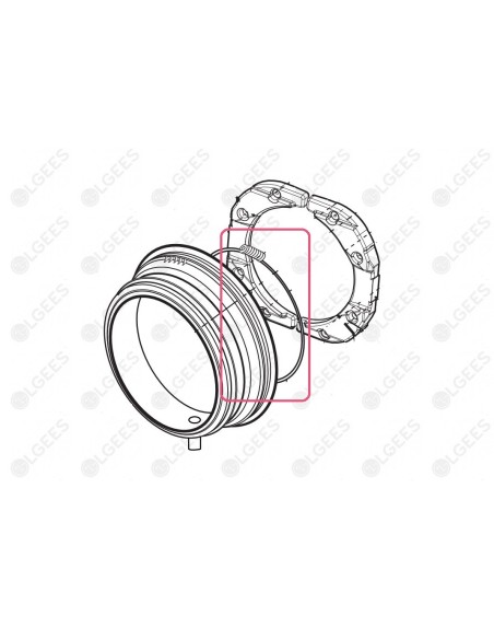 Aro Interior Cuba 4861EN3002A I Lavadoras y Secadoras I Accesorios LG