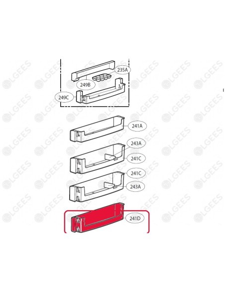 Botellero inferior MAN62449301