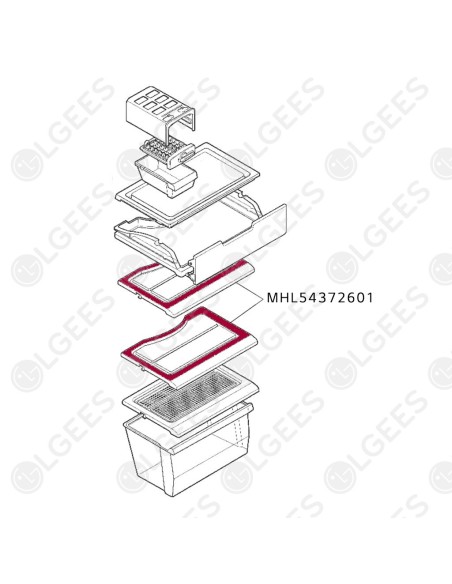 Bandeja plegable MHL54372601