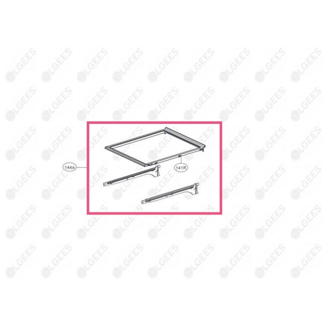 Bandeja cristal AHT73233923 I Frigoríficos I Accesorios LG