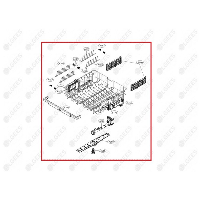 Cesta Superior AHB73129903 I Lavavajillas | Accesorios LG