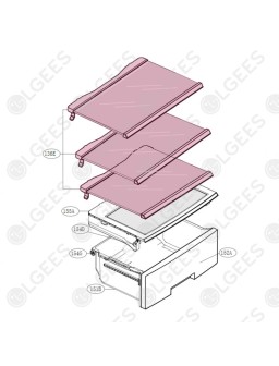 Bandeja para frigorífico AHT73754302