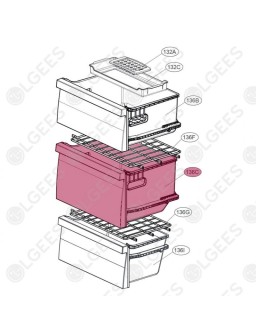 Cajón AJP74874902 I Frigoríficos I Accesorios LG