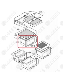 Cajon Superior Refrigerador I Televisores I Accesorios LG