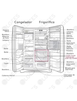 Cajón Fresh Converter 3391JQ1034B