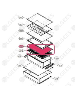 Bandeja Cristal AHT74973801 I Frigoríficos I Accesorios LG