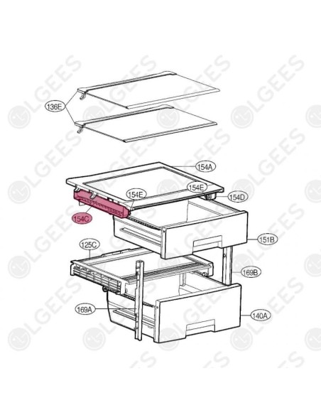 Guía izquierda MEA61974401