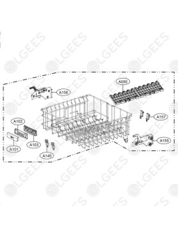 Cesta superior AHB72929101 I Lavavajillas I Accesorios LG