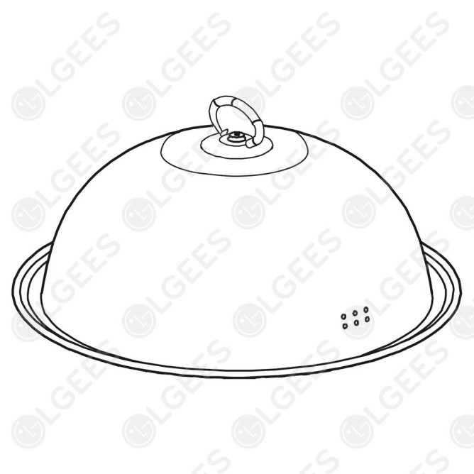 Tapa de vapor 33550S para microondas