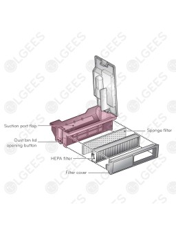 Cajetín MJM62444801 para Hombot