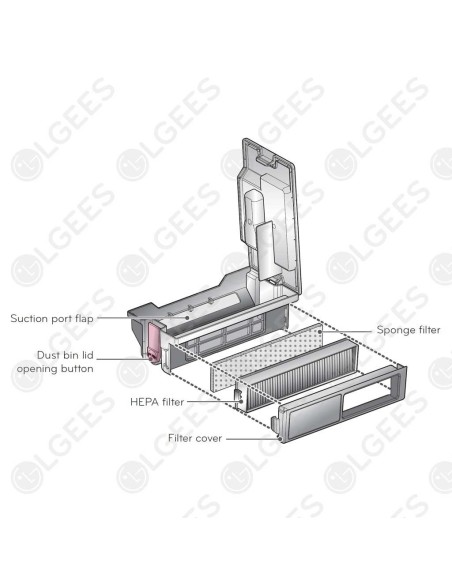 Pulsador 4026FI3706E para Hombot