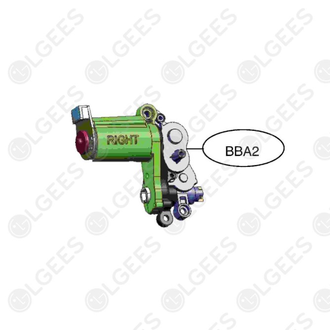 Motor Del Cepillo Derecho ABA74250201 Hombot I Aspiradoras | Accesorios LG
