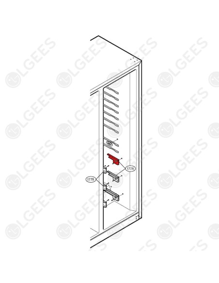 Guía para Cajones AEC73878301 I Frigoríficos I Accesorios LG